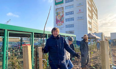 Verstegen plant een voedselbos in de Spaanse Polder in Rotterdam
