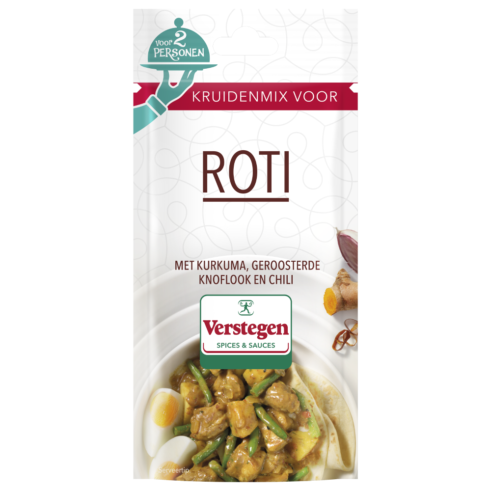 Kruidenmix voor Roti (2 personen) - Zakje