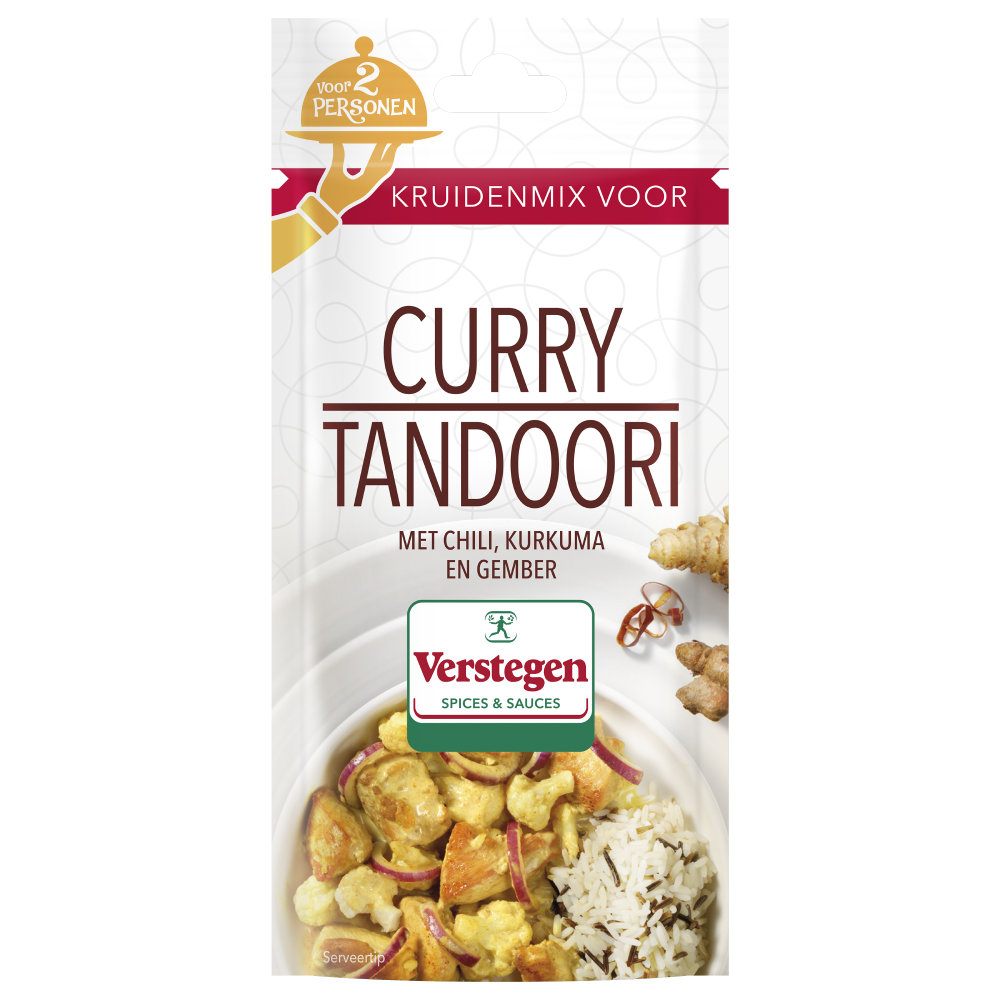 Kruidenmix voor Curry Tandoori (2 personen) - Zakje