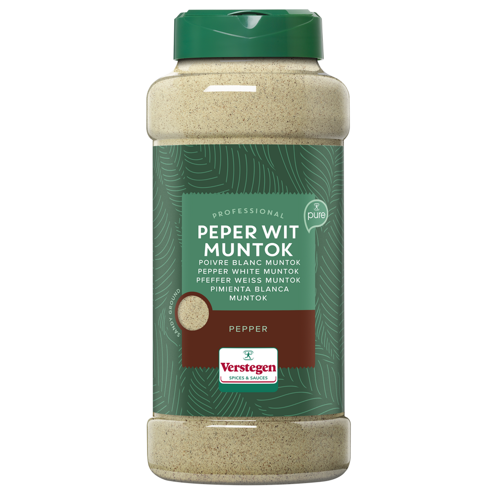Peper wit Muntok zanderig gemalen - Pure - Strooibus large