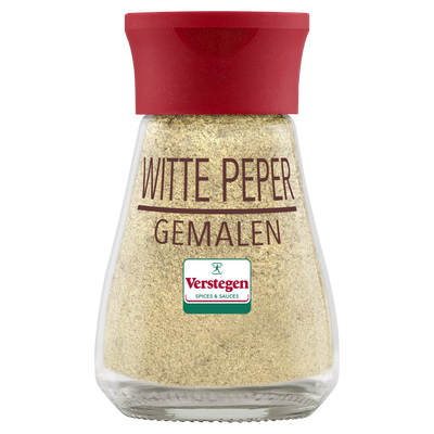 Witte Peper gemalen - Glazen strooier