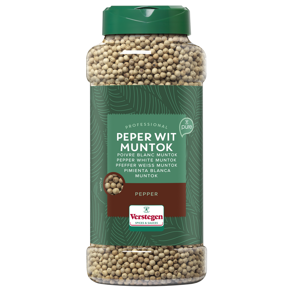 Peper wit Muntok heel - Pure - Strooibus large – Verstegen.nl