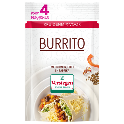 Kruidenmix voor Burrito (4 personen) - Zakje