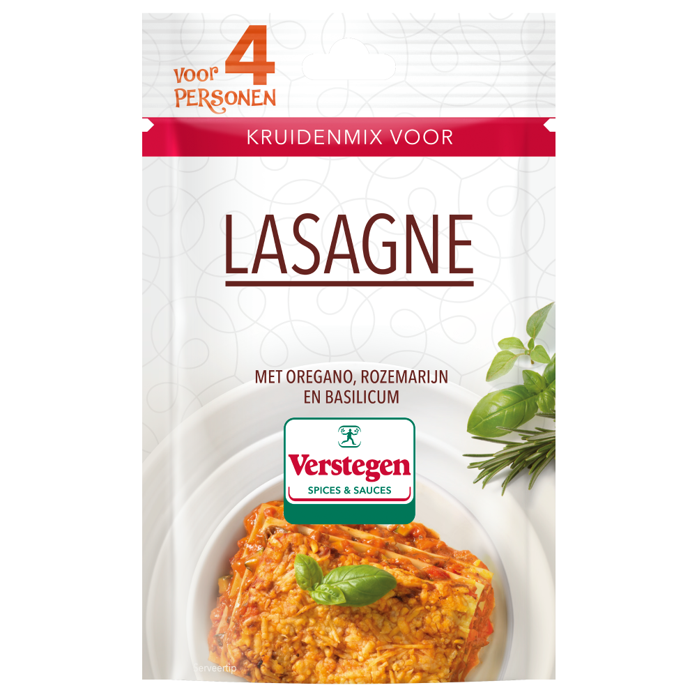 Kruidenmix voor Lasagne (4 personen) - Zakje