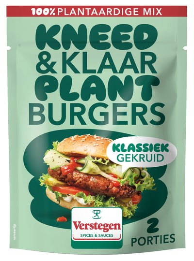 Kneed & Klaar Plantburgers Klassiek Gekruid