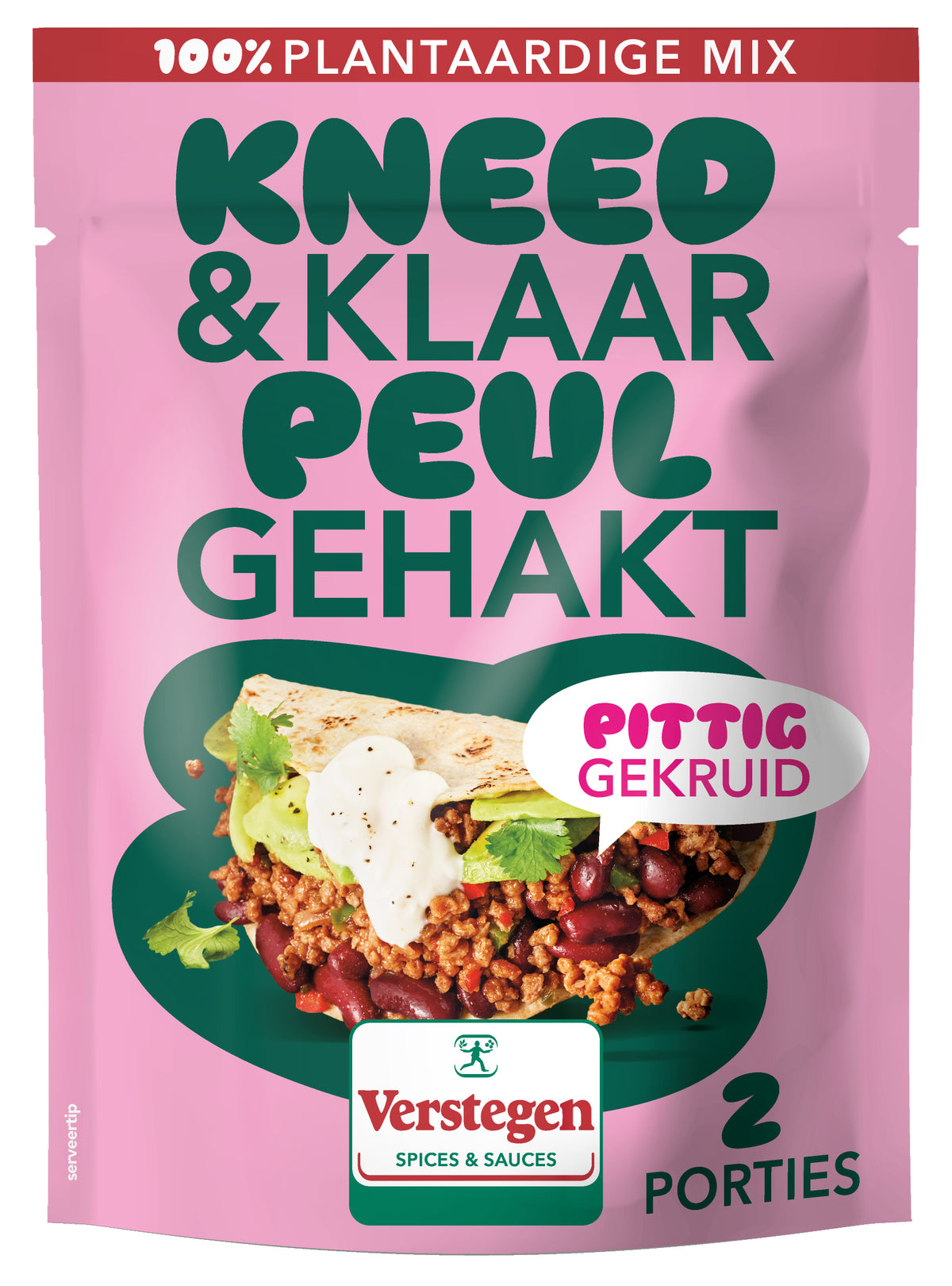 Kneed & Klaar Peulgehakt Pittig Gekruid