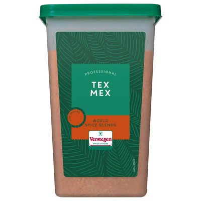 Tex Mex kruiden fijn met zout - World Spice Blends - XL doos