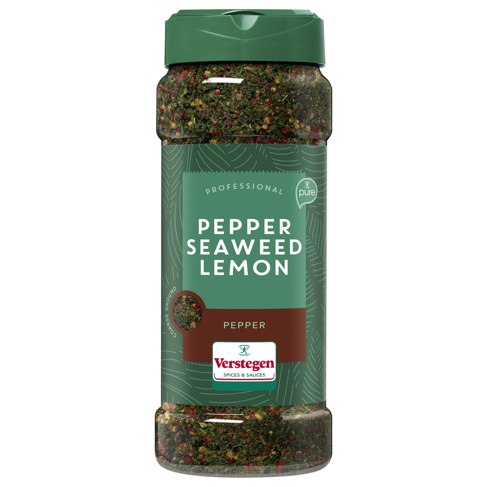 Pepper Seaweed lemon grof zout - Pure - Strooibus medium