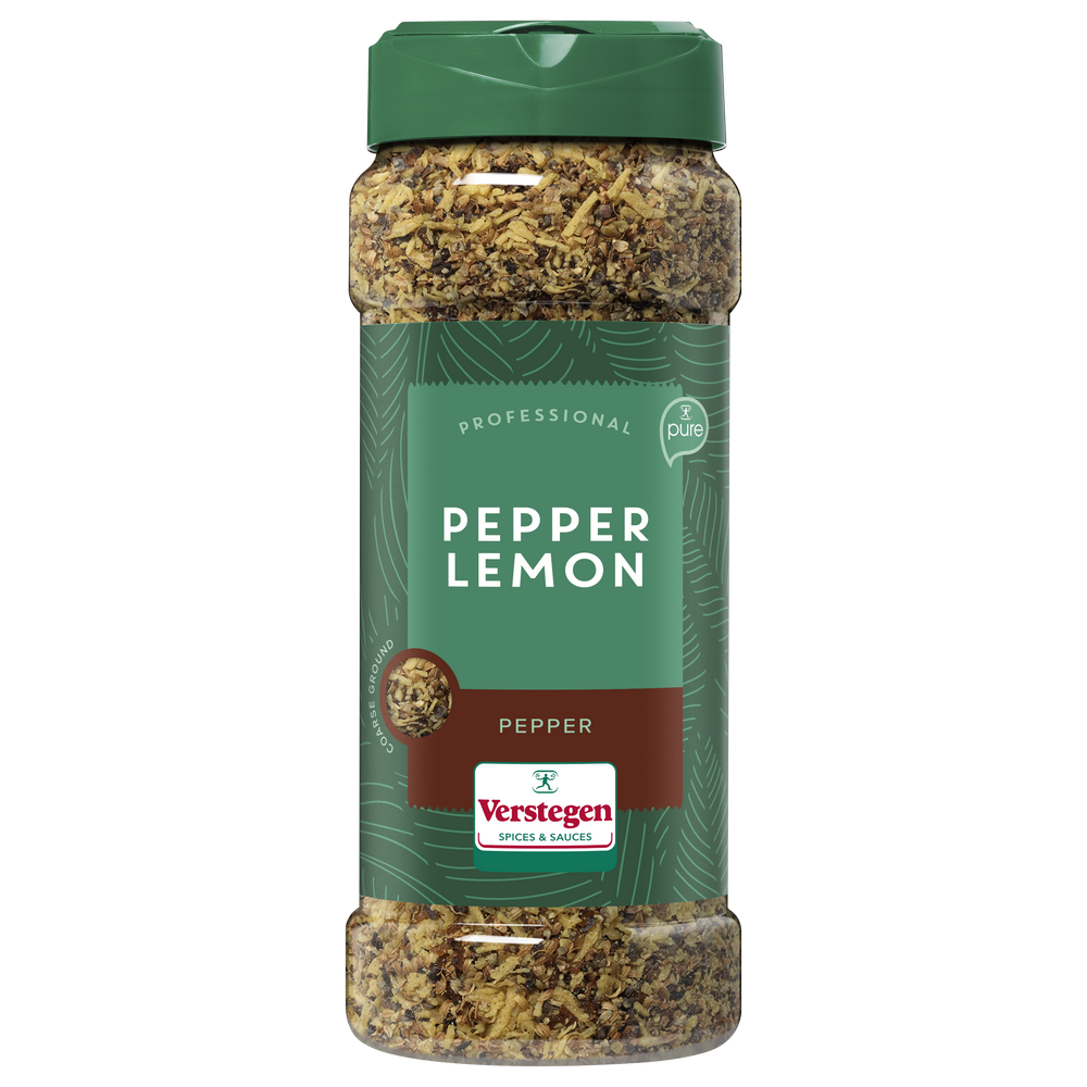 Pepper Lemon grof zout - Pure - Strooibus medium