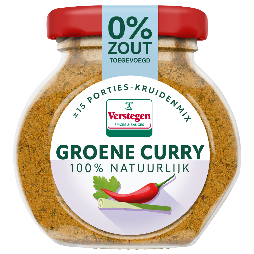 World Spice Meal - Groene curry - Voorraadpot klein