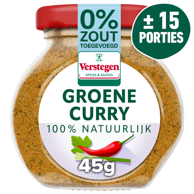 World Spice Meal - Groene curry - Voorraadpot klein