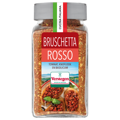 Italiaanse Kruidenmix – Bruschetta Rosso – Voorraadpot