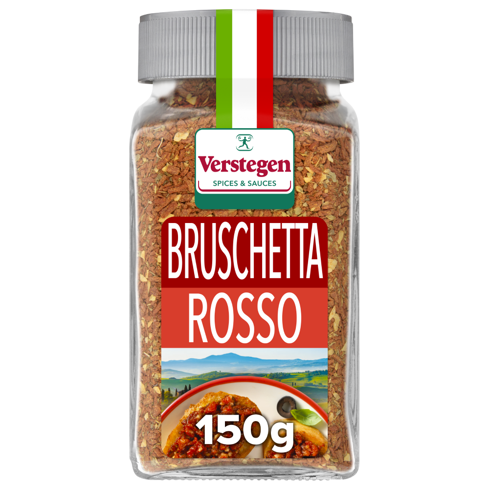 Italiaanse Kruidenmix – Bruschetta Rosso – Voorraadpot
