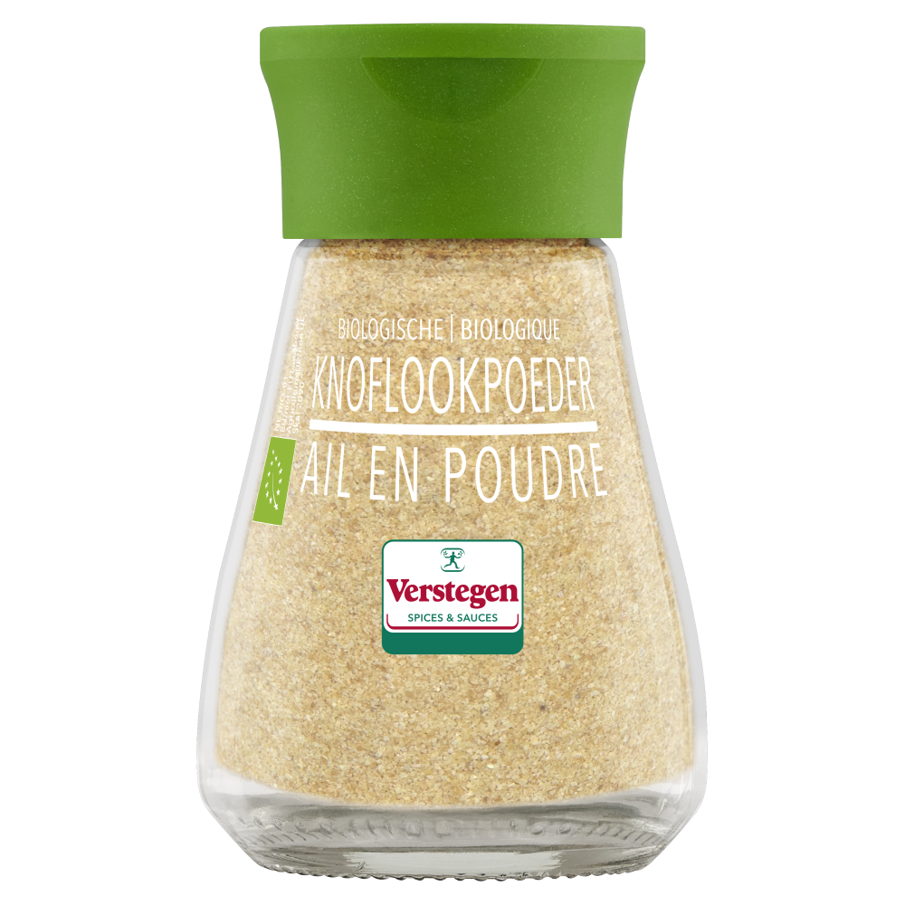 Knoflookpoeder Biologisch - Glazen strooier
