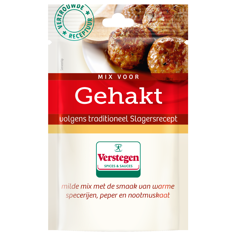 Mix voor Gehakt Slagersrecept - vertrouwde receptuur - Zakje