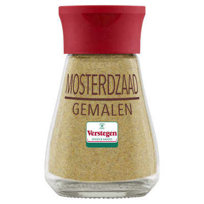 Mosterdzaad gemalen - Glazen strooier