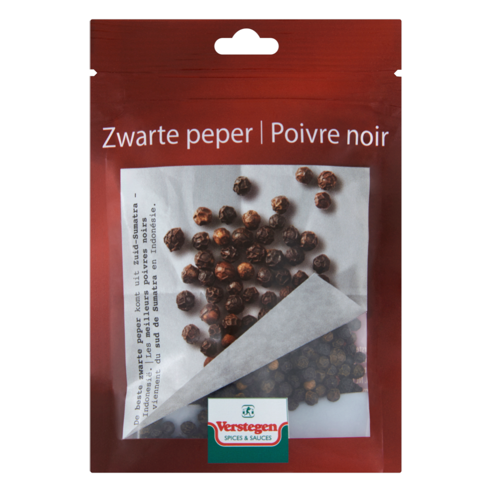 Zwarte peper - Hersluitbaar zakje