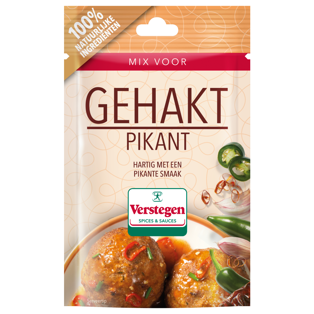 Mix voor Gehakt Pikant - Zakje