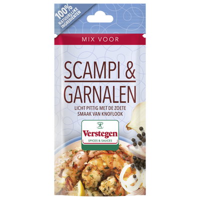 Mix voor Scampi & Garnalen - Zakje