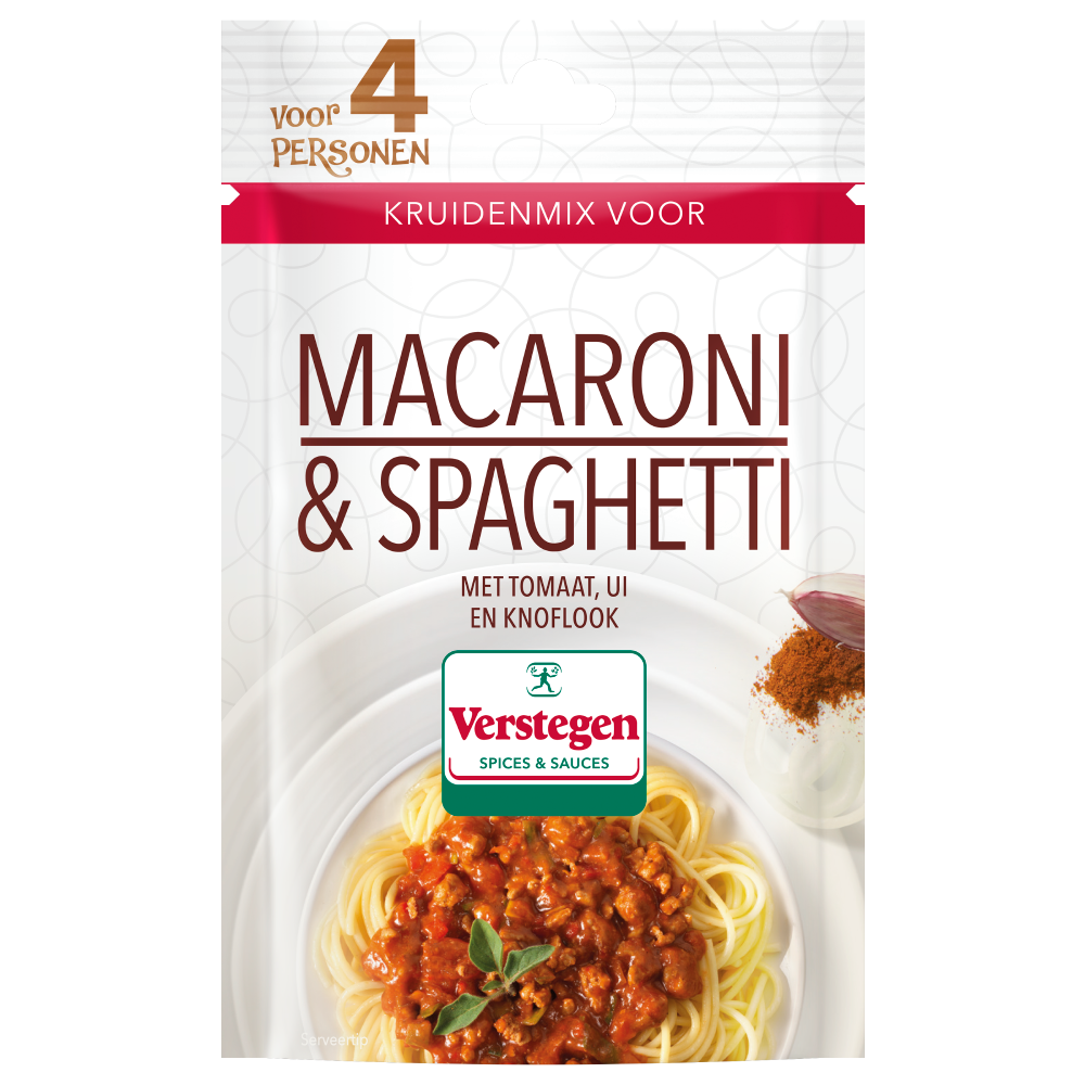 Mix voor Macaroni & Spaghetti (4 personen) - Zakje