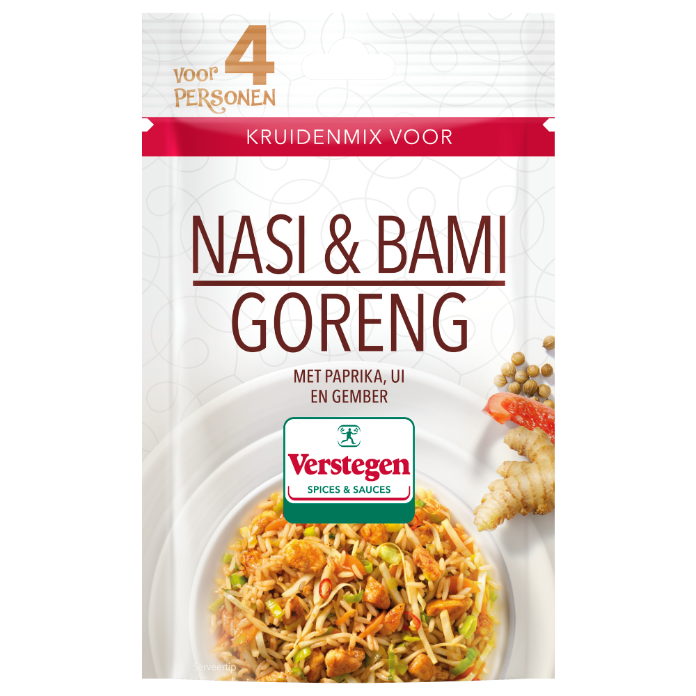 Mix voor Nasi & Bami Goreng (4 personen) - Zakje