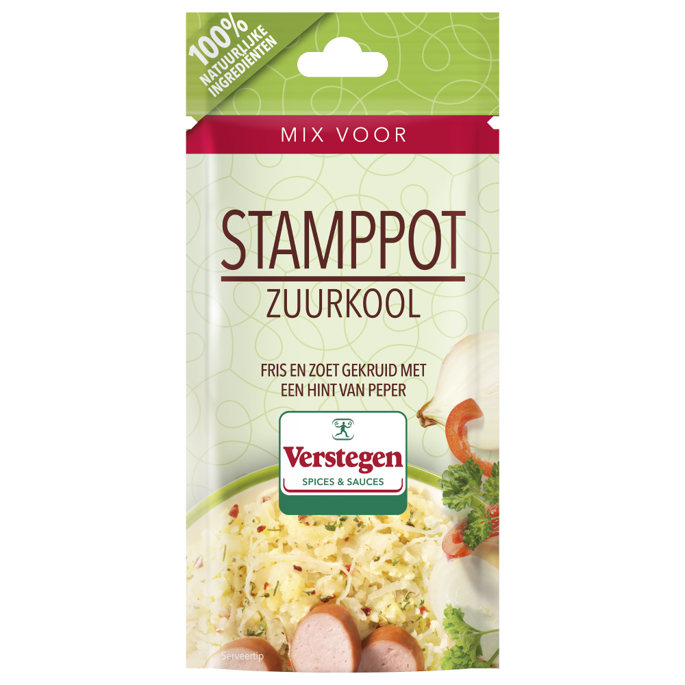 Mix voor Stamppot Zuurkool - Zakje