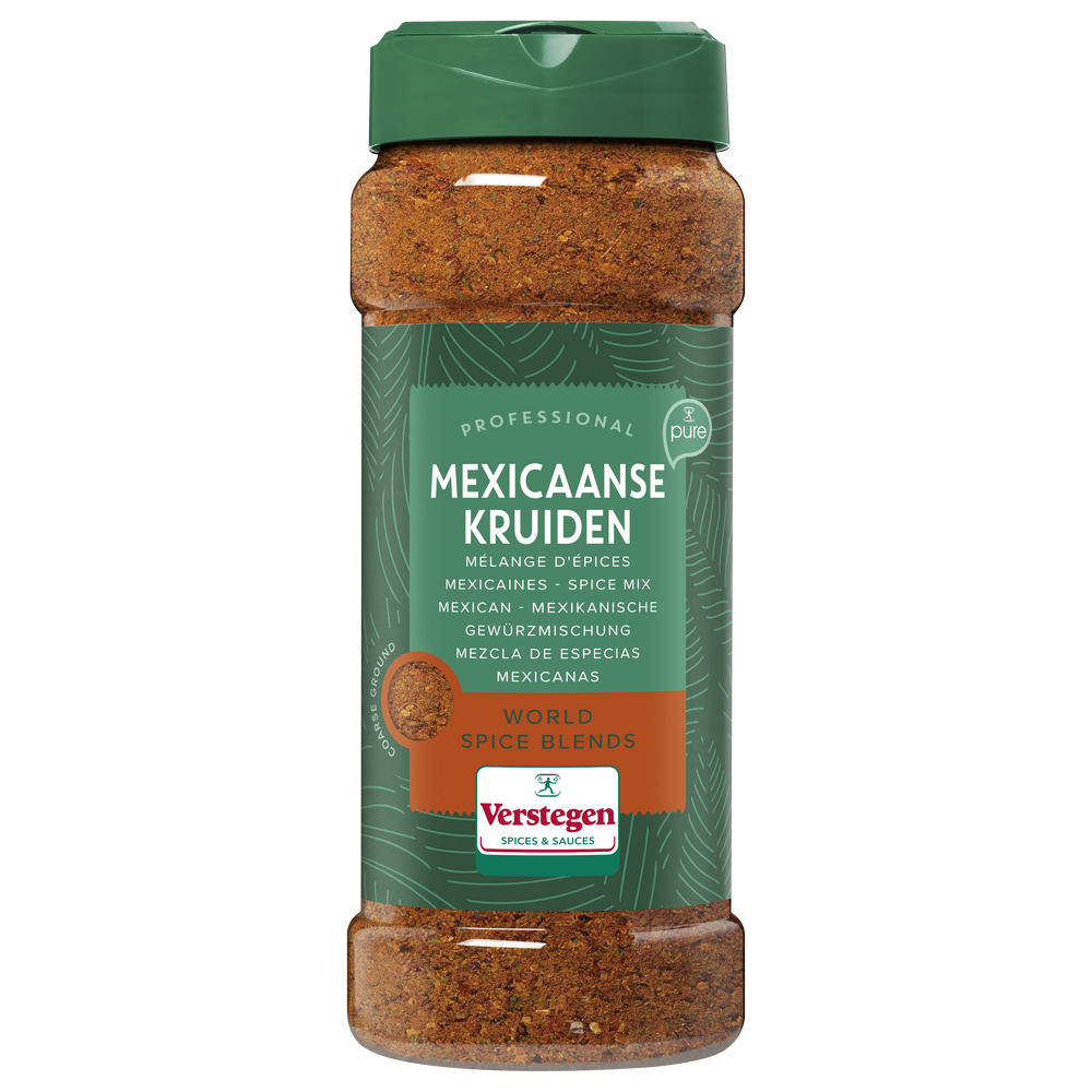 Mexicaans kruiden grof met zout - World Spice Blends - Pure - Strooibus medium