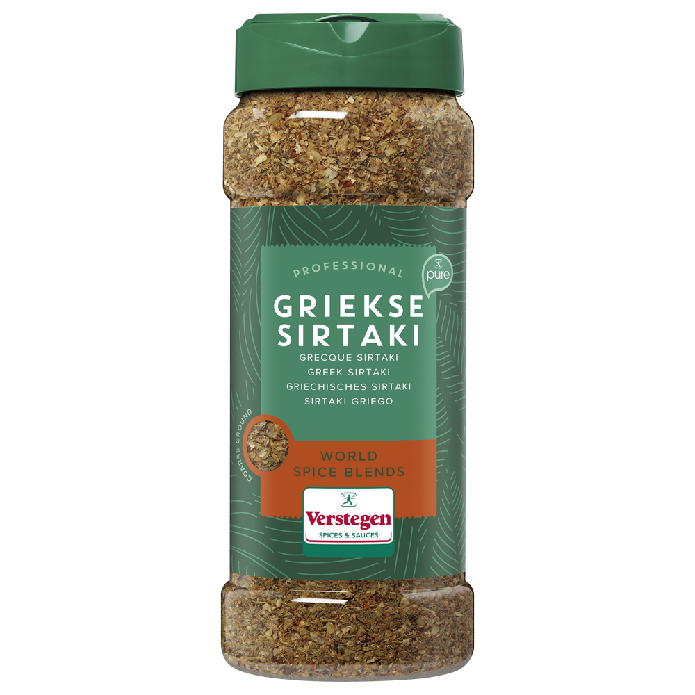 Griekse Sirtaki kruiden grof met zout - World Spice Blends - Pure - Strooibus medium