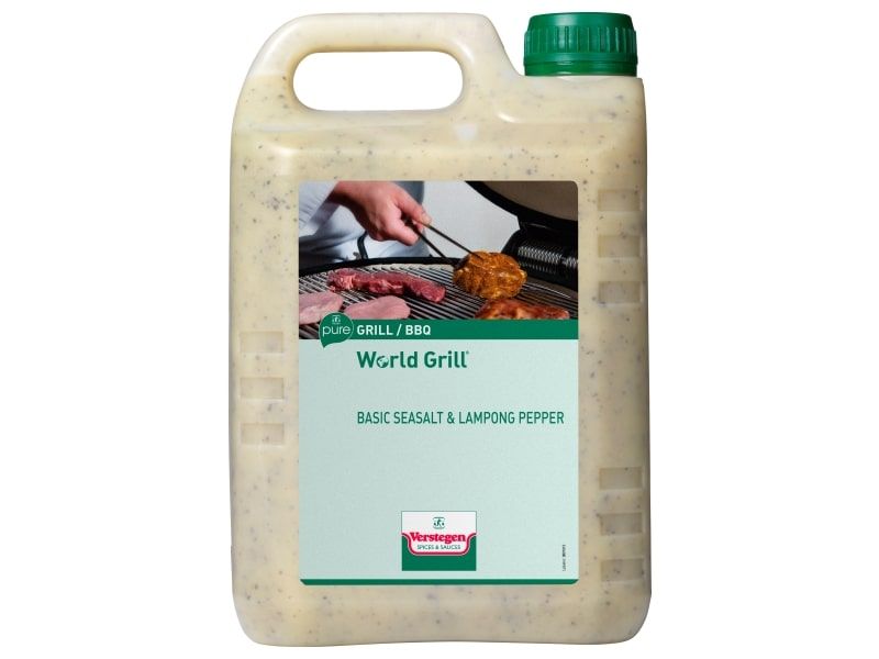 World Grill - Basic Seasalt  &  Lampong Peper - Oliemarinade - Drum