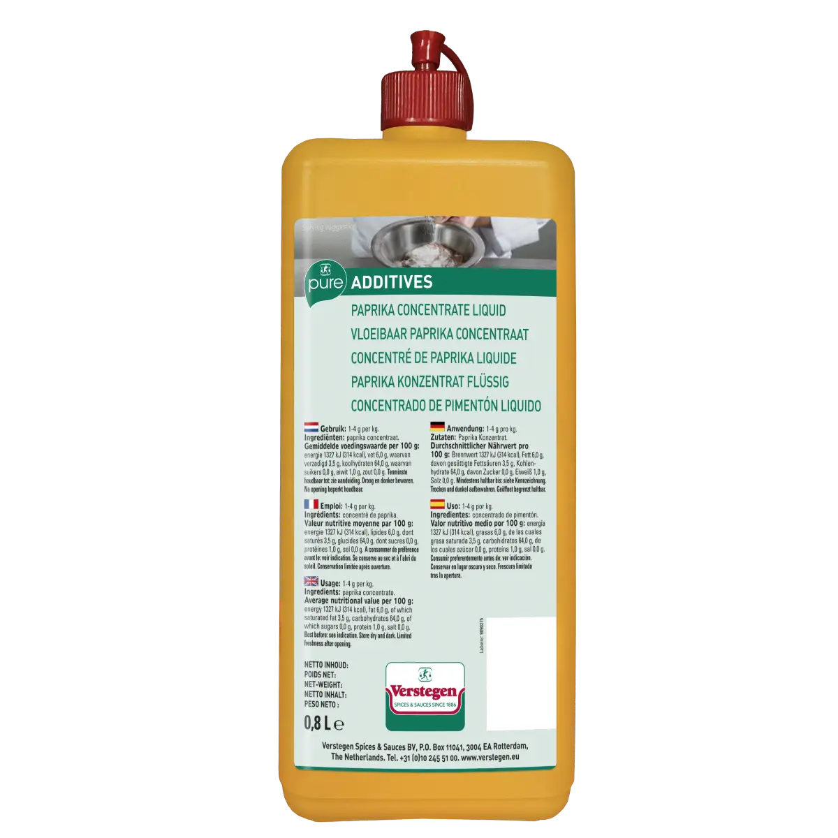 Vloeibaar Paprika Concentraat - Fles