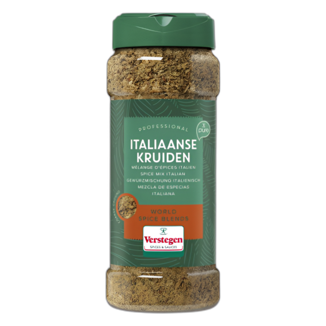 Italiaanse kruiden grof met zout - World Spice Blends - Pure - Strooibus medium