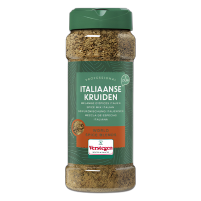 Italiaanse kruiden grof met zout - World Spice Blends - Pure - Strooibus medium