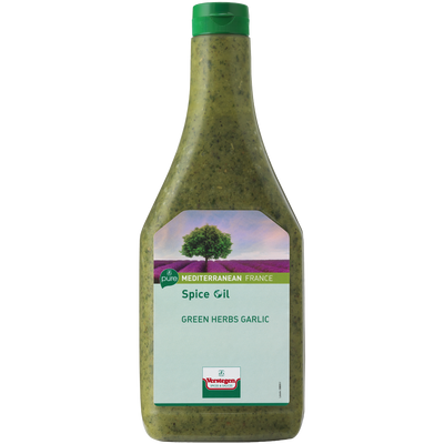 Spice Oil - Green Herbs Garlic - Fles