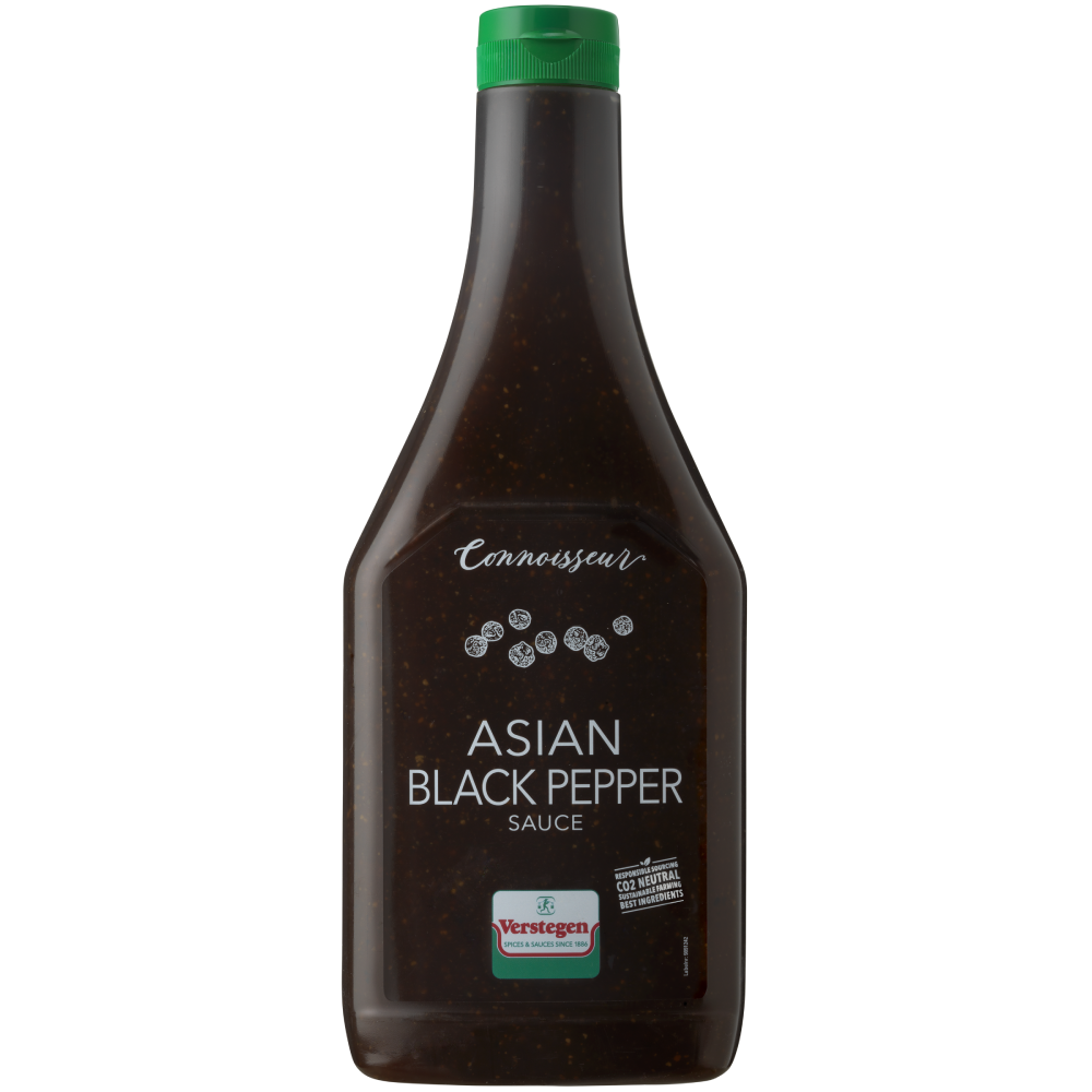 Asian Black Pepper saus - Connoisseur - Fles