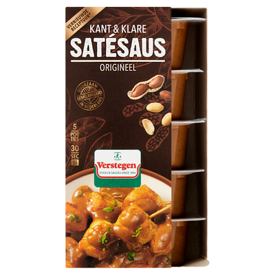 Satésaus (kant-en-klaar 5*80ml) - Cupjes