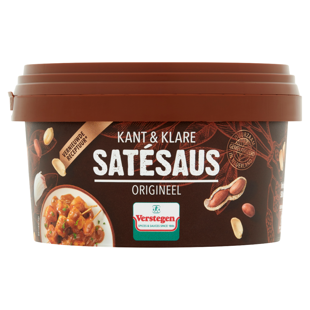 Satésaus (kant-en-klaar 500 g) - Vernieuwde receptuur - Beker