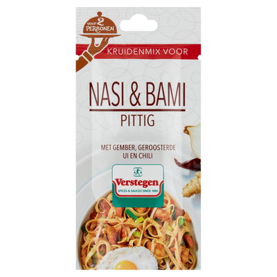 Kruidenmix voor Nasi & Bami pittig (2 personen) - Zakje