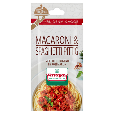 Kruidenmix voor Macaroni & Spaghetti pittig (2 personen) - Zakje