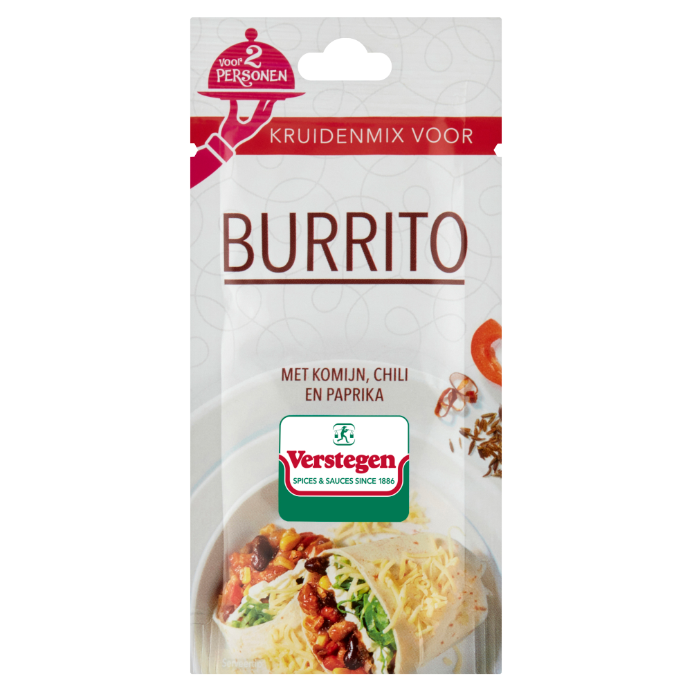 Kruidenmix voor Burrito (2 personen) - Zakje