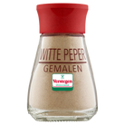 Witte peper gemalen - Glazen strooier