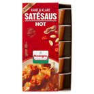 Satésaus-Hot (kant-en-klaar 5*80ml) - Cupjes