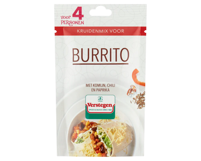 Kruidenmix voor Burrito (4 personen) - Zakje