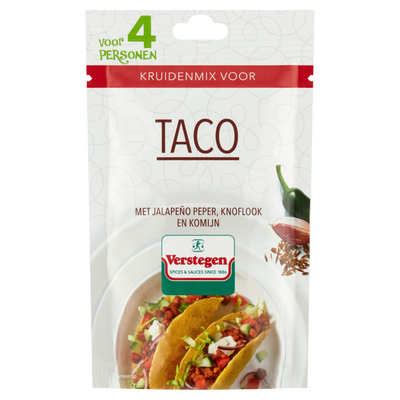 Kruidenmix voor Taco (4 personen) - Zakje
