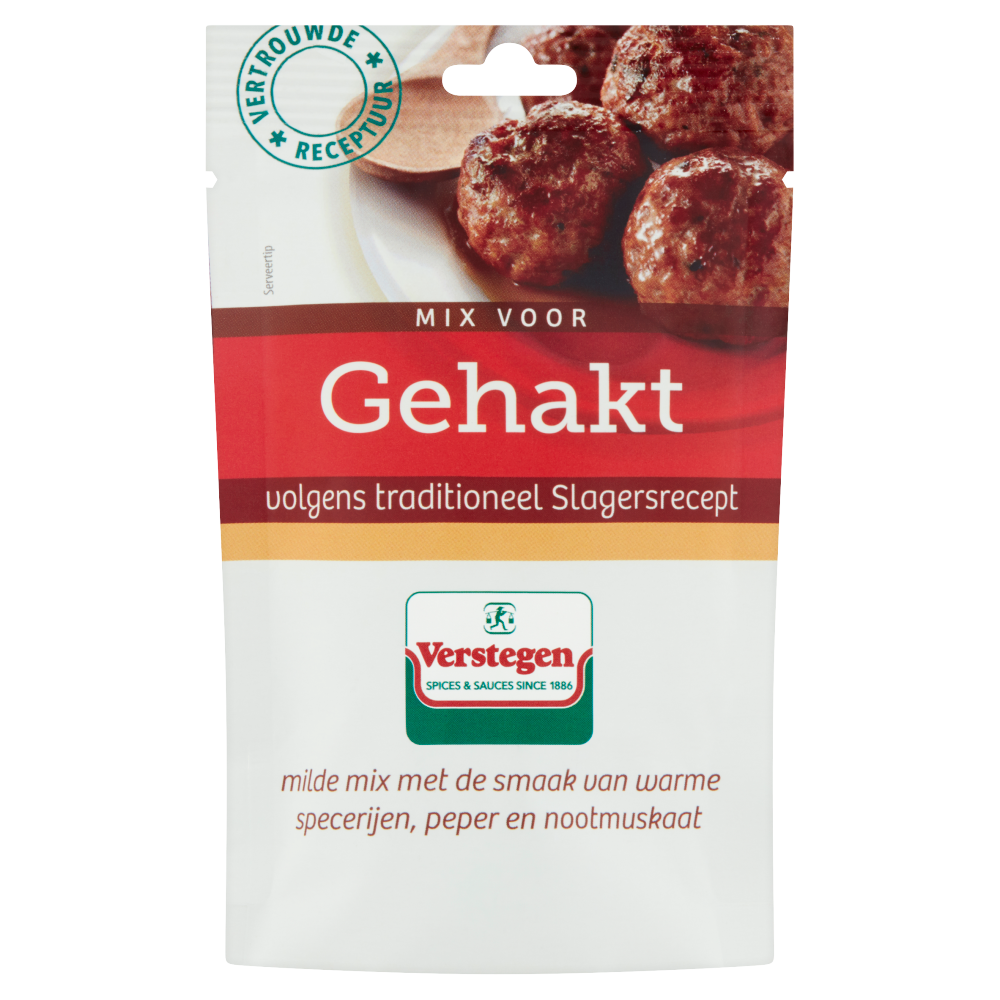 Mix voor Gehakt Slagersrecept - vertrouwde receptuur - Zakje