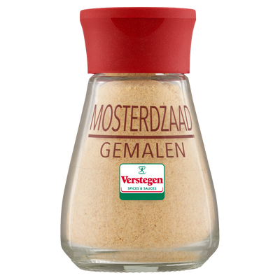 Mosterdzaad gemalen - Glazen strooier
