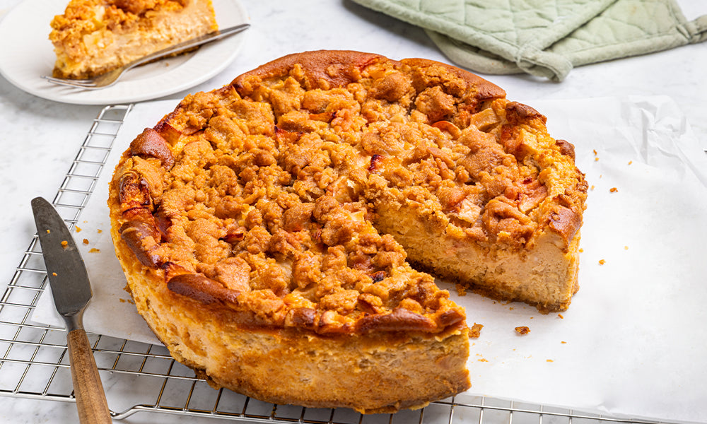 Apple-crumble-cheesecake-met-pumpkin-spice