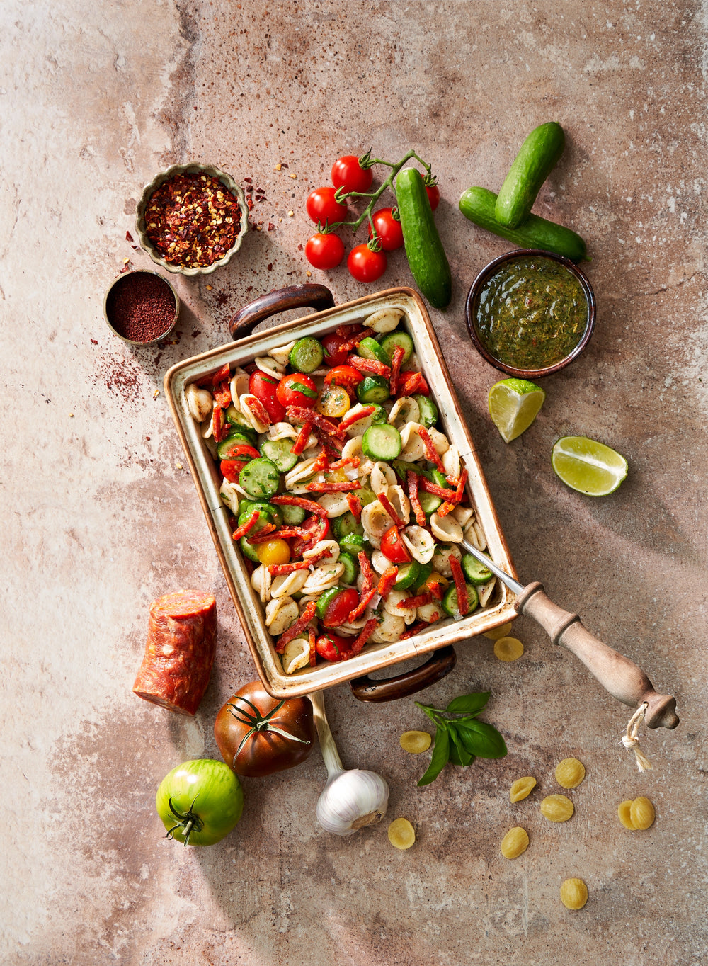 Mediterraanse_pastasalade_met_chorizo