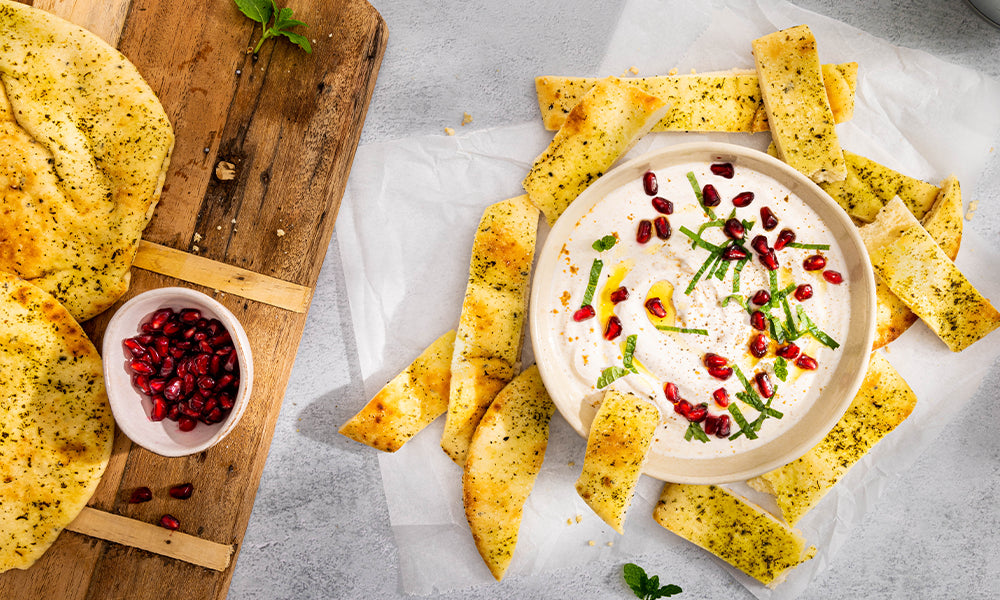 Naanbrood_met_labneh