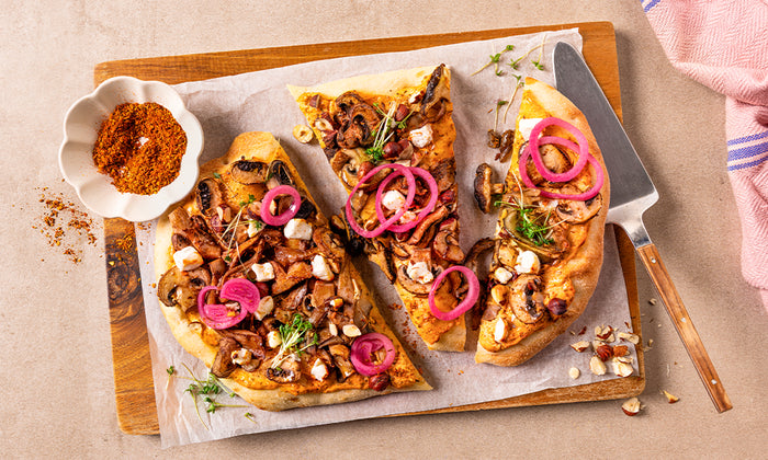 Recept_Pinsa_met_paddenstoelen_en_geitenkaas