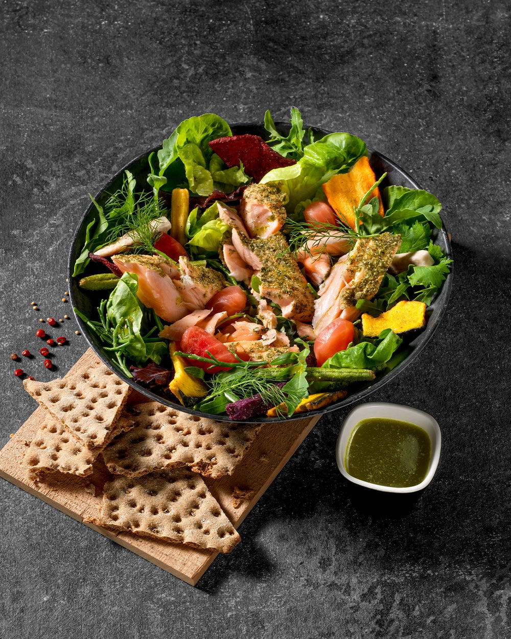 Salade_geplukte_zalm